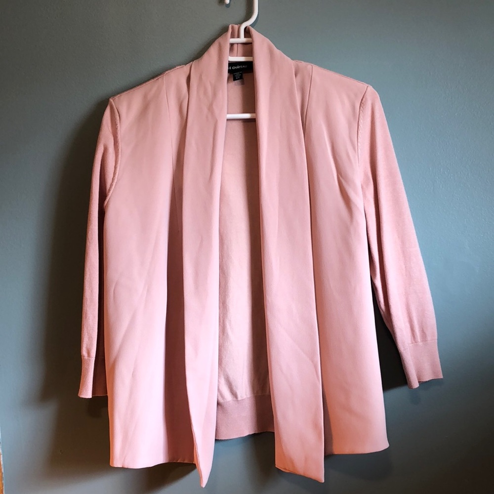 Blush pink le chateau blazer